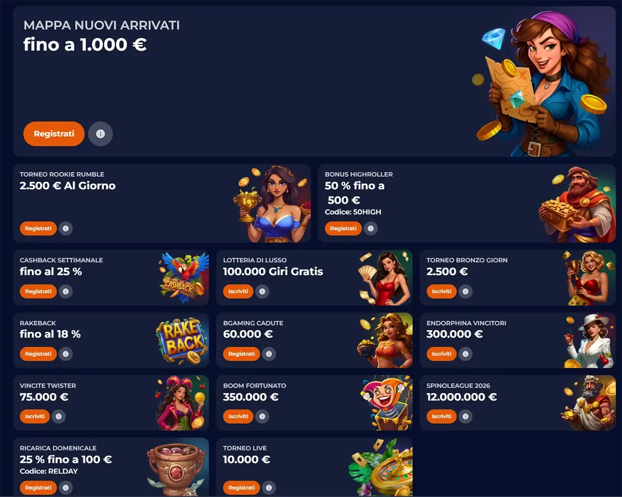 Nine Casino bonus